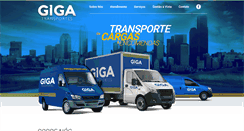 Desktop Screenshot of gigatransportes.com.br